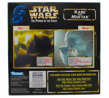 Star Wars The Power Of The Force Kabe und Muftak Rückseite